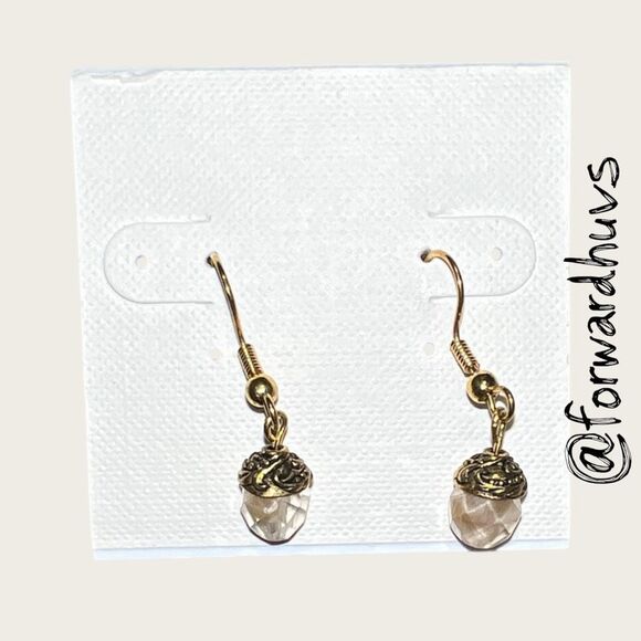 Bundle Sale 3 for $15 | Artisan Earrings – Acorn Style – Faceted Beads - Picture 3 of 6